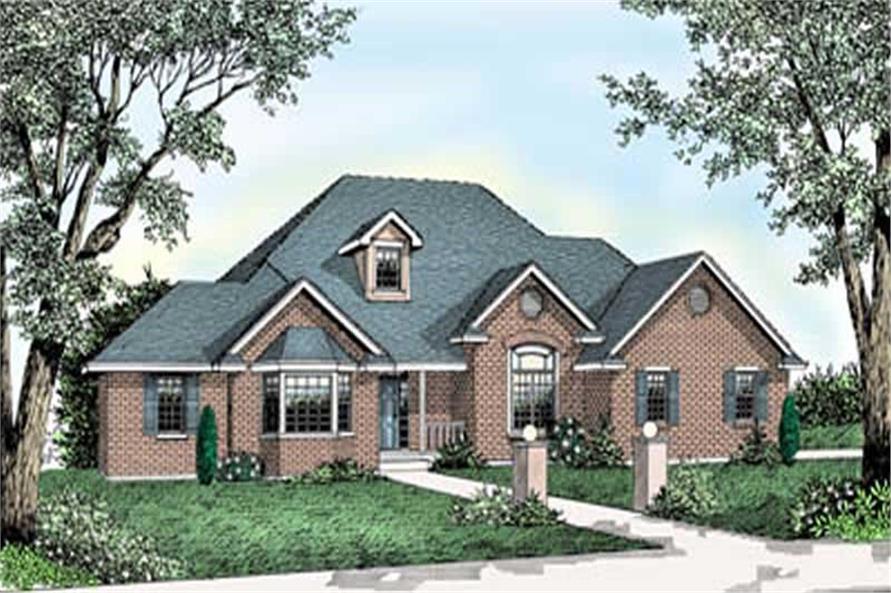 Main image for house plan # 2076