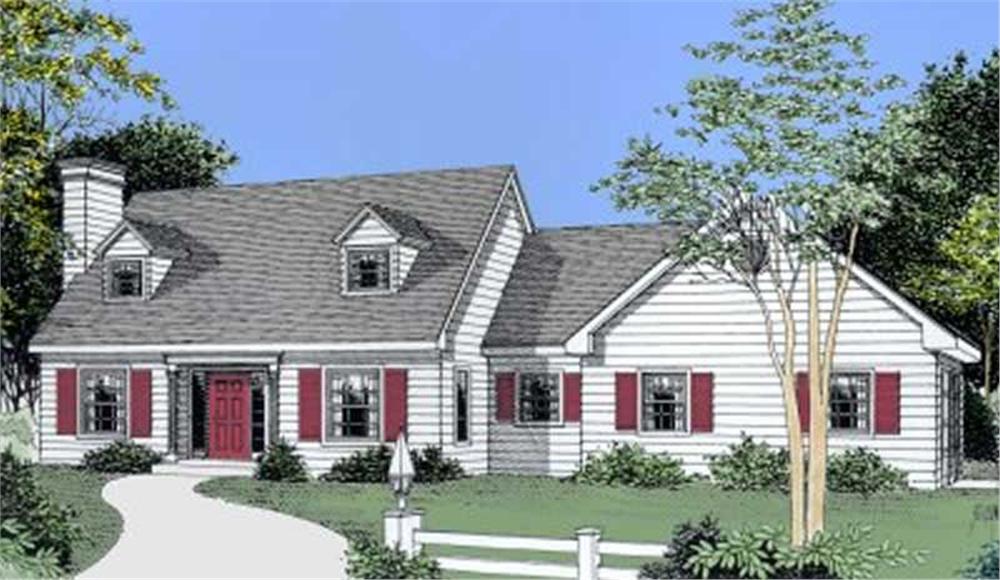Main image for house plan # 2038