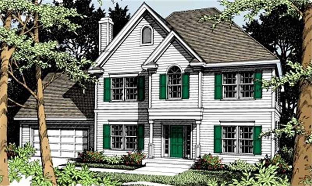 Main image for house plan # 2055