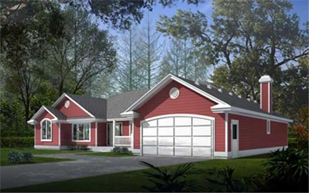Main image for house plan # 2045