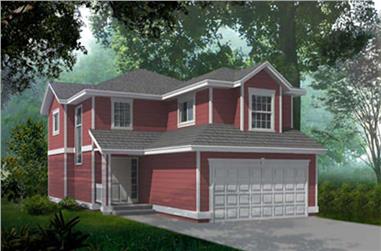 3-Bedroom, 1780 Sq Ft Ranch House Plan - 119-1216 - Front Exterior