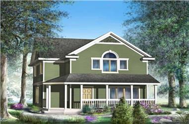 3-Bedroom, 1647 Sq Ft Ranch House Plan - 119-1218 - Front Exterior