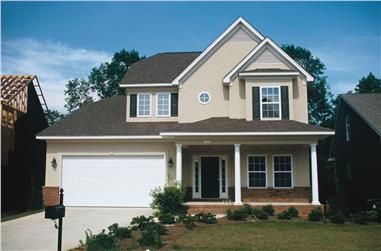 3-Bedroom, 1699 Sq Ft Colonial Home Plan - 120-1117 - Main Exterior