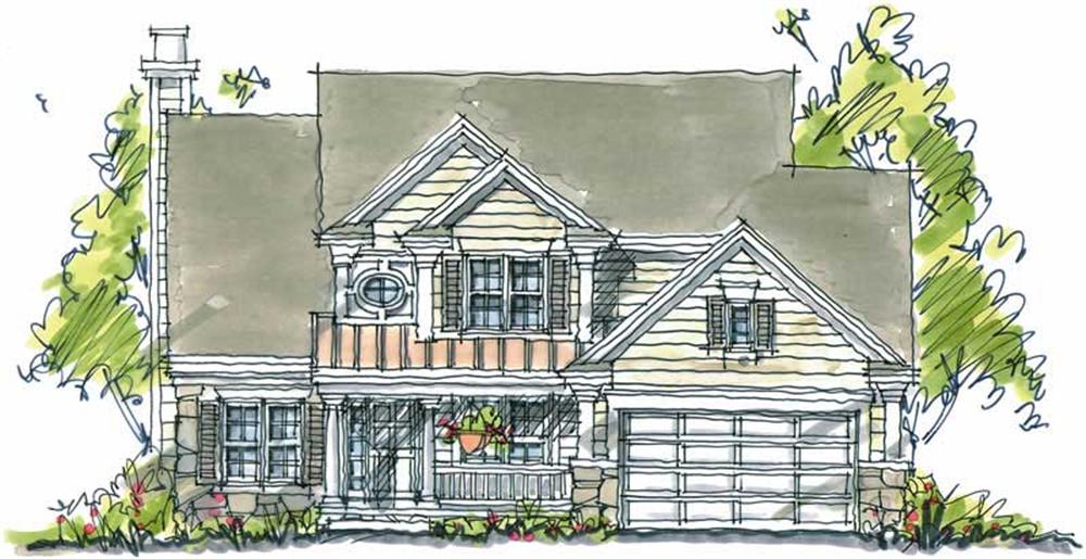 Main image for house plan # 5790