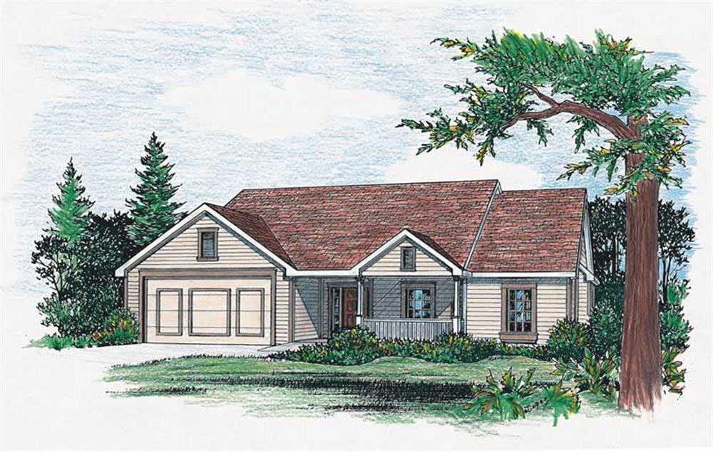 Main image for house plan # 5498