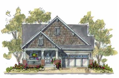 2-Bedroom, 1344 Sq Ft Small House Plans - 120-1311 - Main Exterior