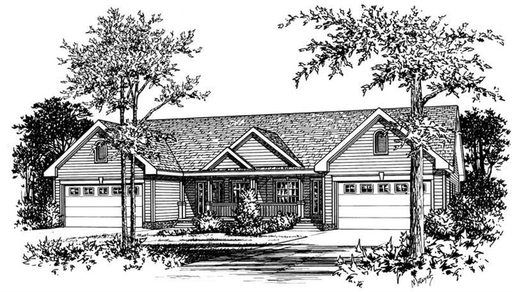 Main image for house plan # 5609