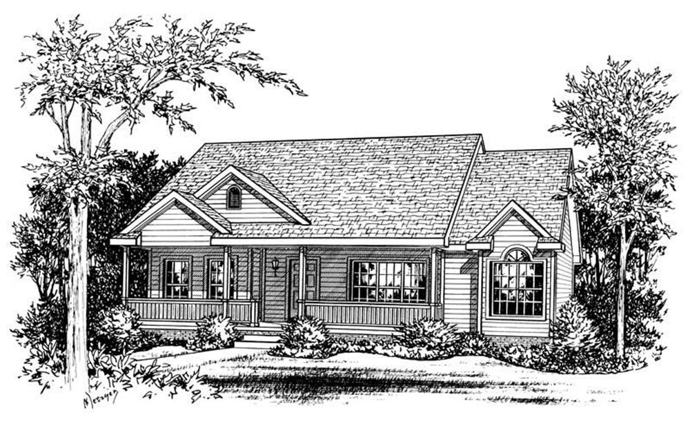 Main image for house plan # 5493