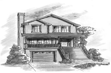 3-Bedroom, 1495 Sq Ft Small House Plans - 120-1379 - Main Exterior