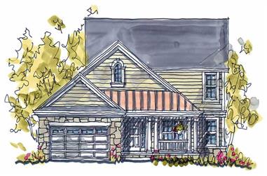 5-Bedroom, 2593 Sq Ft Country Home Plan - 120-1392 - Main Exterior