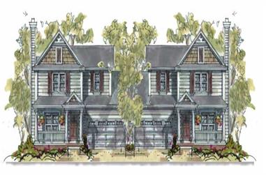 3-Bedroom, 1649 Sq Ft Country House Plan - 120-1597 - Front Exterior
