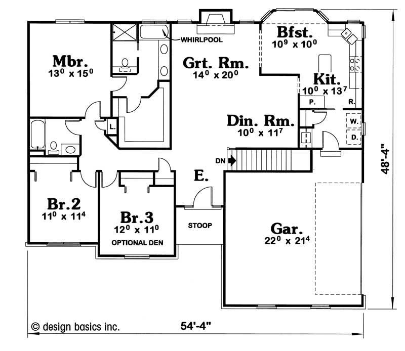  House  Plan 120 1894 3 Bedroom  1660 Sq Ft Ranch Small 