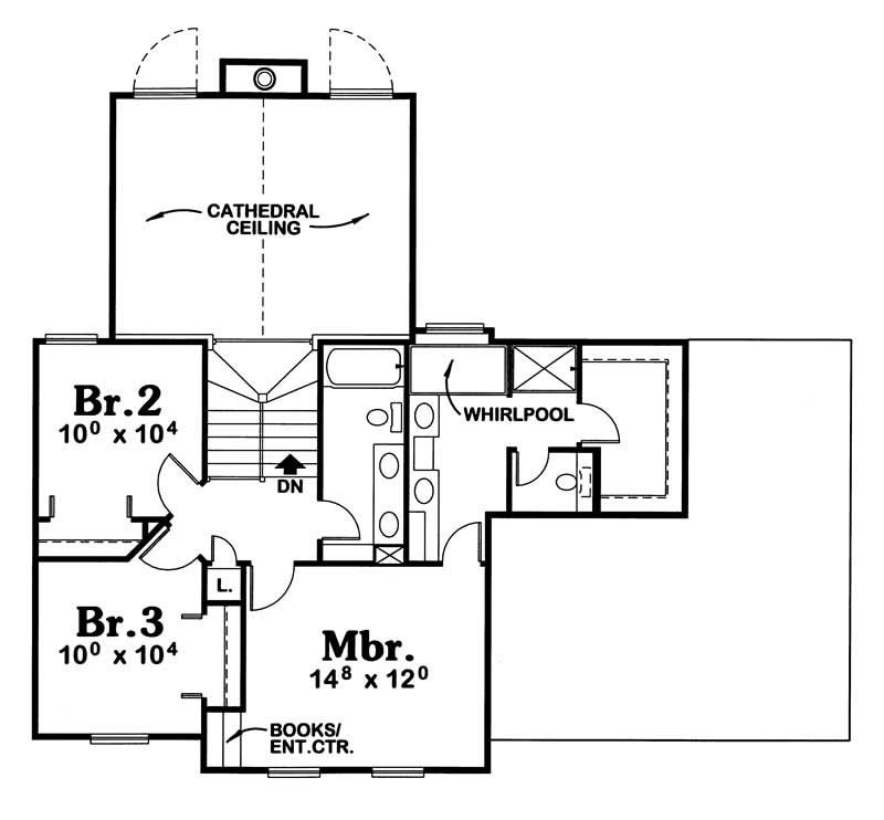 House Plan #120-1901 : 3 Bedroom, 1712 Sq Ft Country - Traditional Home ...
