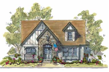 4-Bedroom, 2173 Sq Ft Country House Plan - 120-1929 - Front Exterior