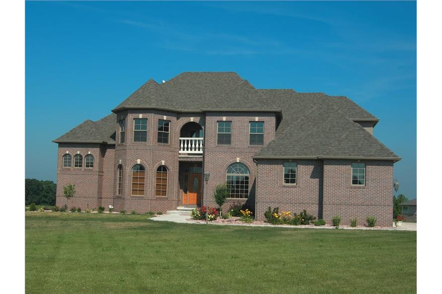 French Style House 4 Bedrms 3 5 Baths 3094 Sq Ft Plan 120 1942