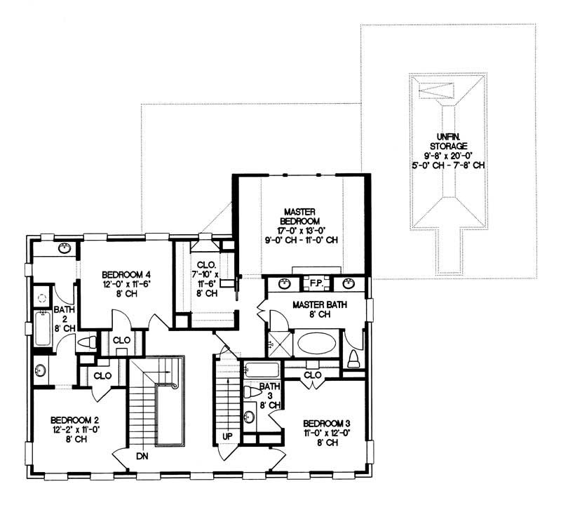 House Plan 1202020 3 Bedroom, 2975 Sq Ft Traditional