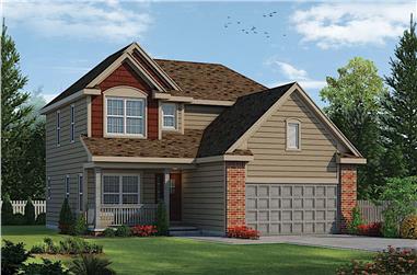 3-Bedroom, 1649 Sq Ft Country House - Plan #120-2110 - Front Exterior