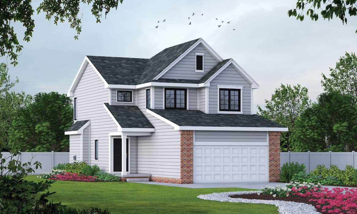 Front View of this 3-Bedroom, 1550 Sq Ft Plan - 120-2137