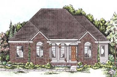 3-Bedroom, 2098 Sq Ft Country House Plan - 120-2191 - Front Exterior