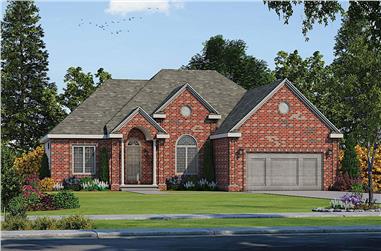 3-Bedroom, 1925 Sq Ft Traditional House - Plan #120-2250 - Front Exterior