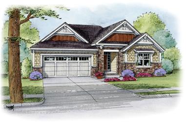 3-Bedroom, 2025 Sq Ft Cottage Home Plan - 120-2259 - Main Exterior