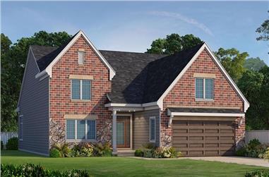 3-Bedroom, 2440 Sq Ft French House Plan - 120-2460 - Front Exterior
