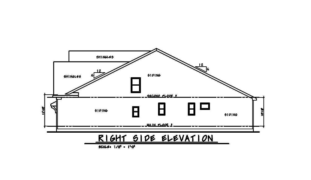 Home Plan Right Elevation of this 2-Bedroom,2528 Sq Ft Plan -120-2467