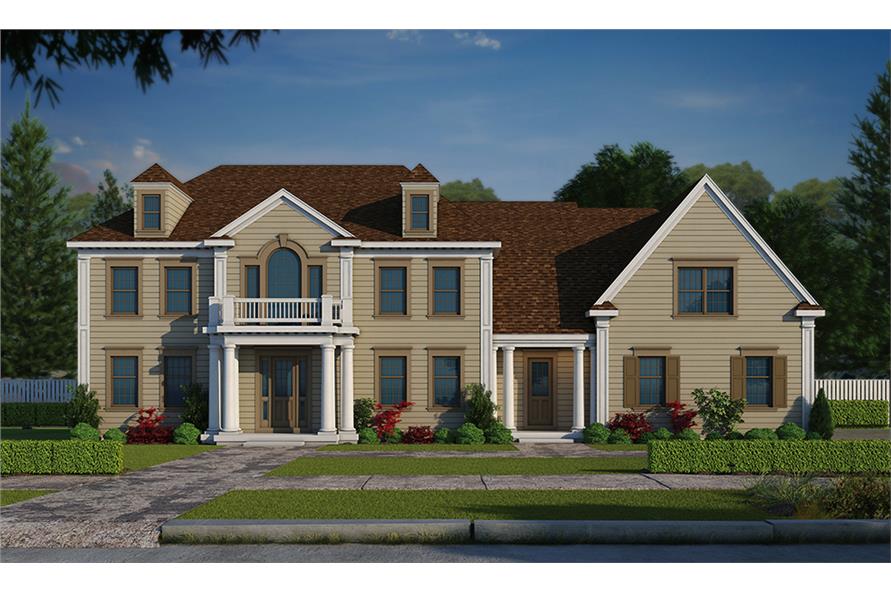 5 Bedrm 5722 Sq  Ft  Colonial  House  Plan  120 2471