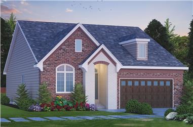 2-Bedroom, 1742 Sq Ft French Home -Plan #120-2493 - Main Exterior