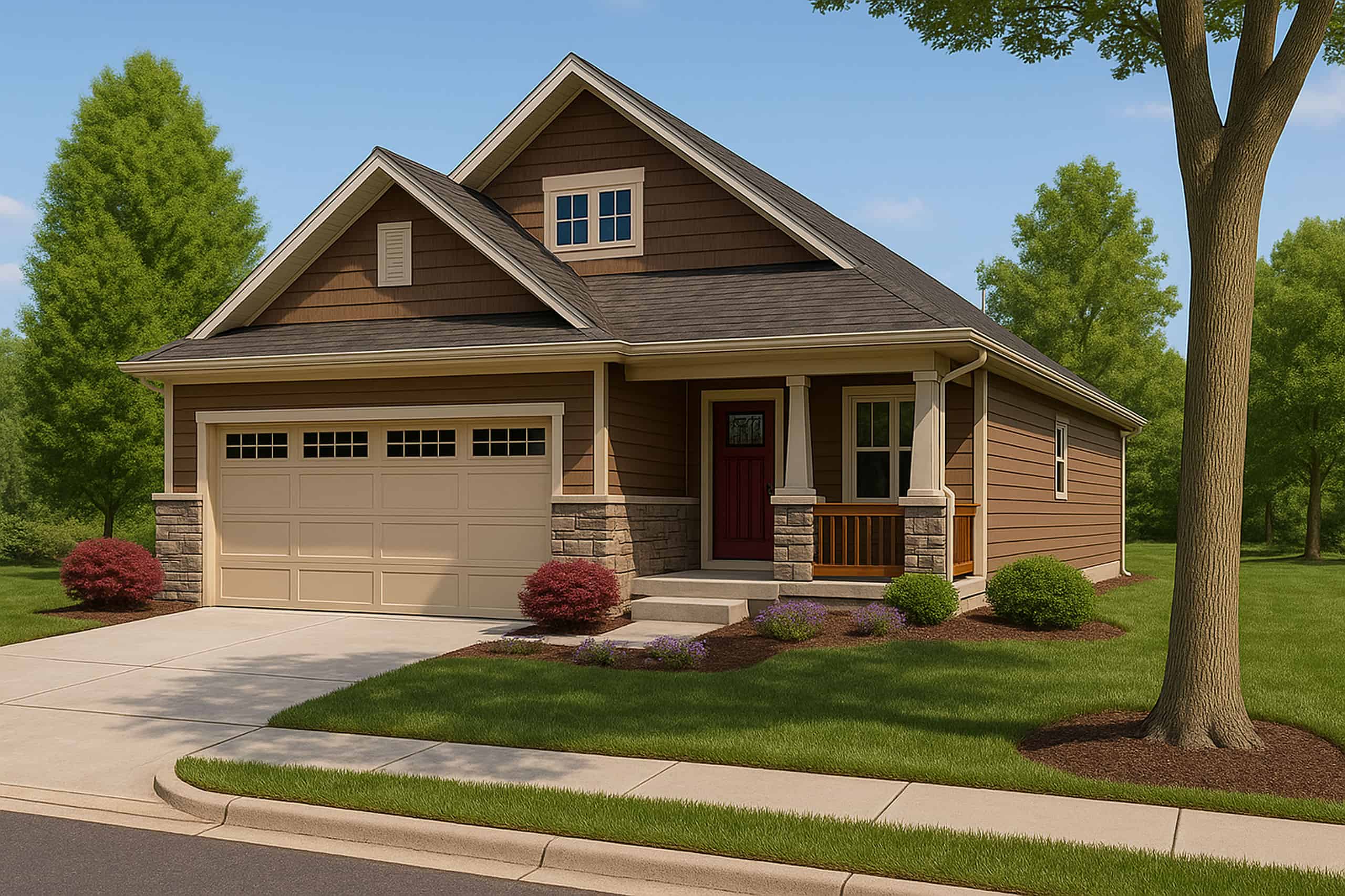 Right Side View of this 3-Bedroom,1929 Sq Ft Plan -120-2506