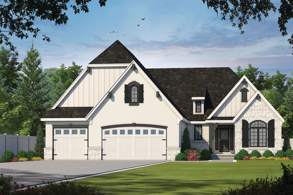 European home (ThePlanCollection: Plan #120-2513)