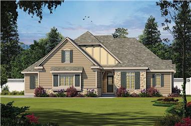 3-Bedroom, 2709 Sq Ft French Home - Plan #120-2515 - Main Exterior