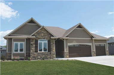 3-Bedroom, 1763 Sq Ft Country House - Plan 120-2545 - Front Exterior