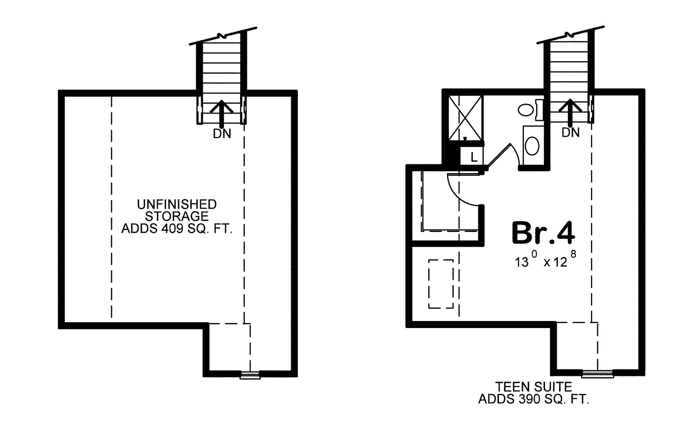Bonus Room of Traditional Plan #120-2568