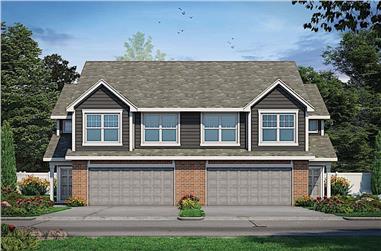 3-Bedroom, 2064 Sq Ft Traditional Home Plan - 120-2594 - Main Exterior