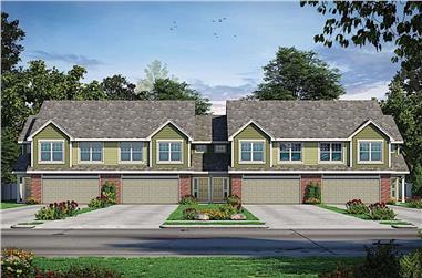 3-Bedroom, 2065 Sq Ft Traditional House Plan - 120-2595 - Front Exterior