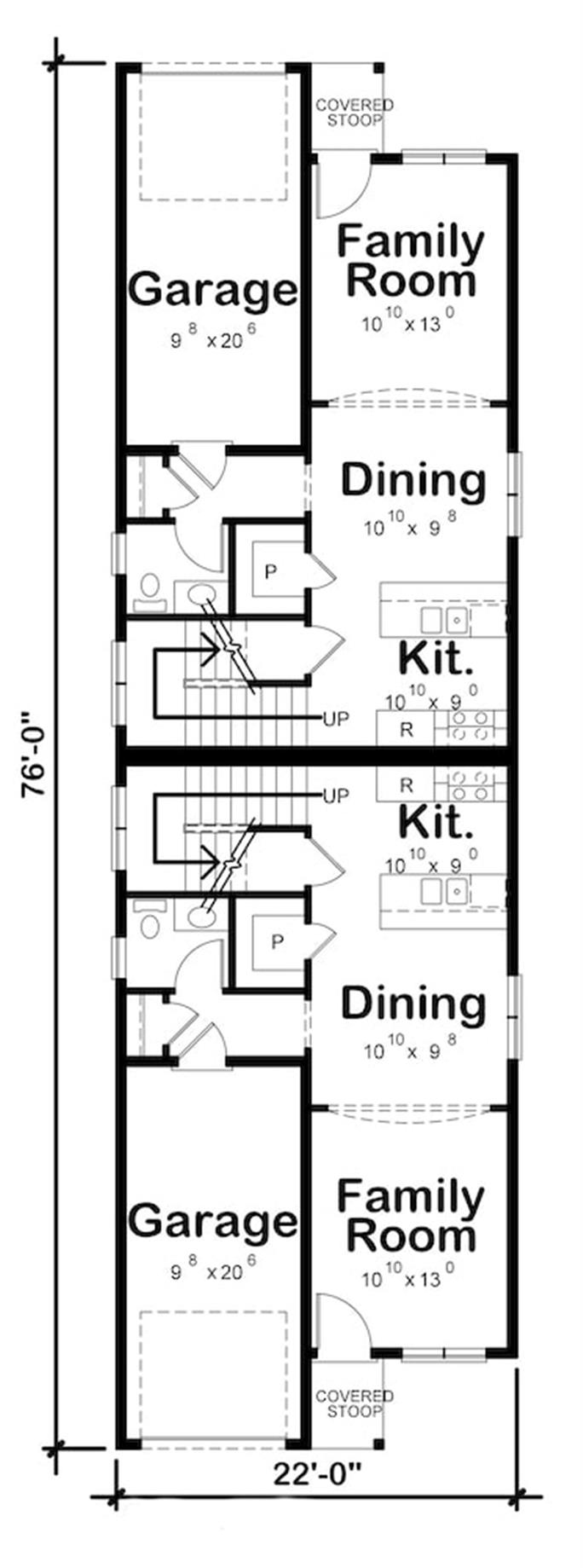 Contemporary Duplex with 3 Bedrm, 1277 Sq Ft Per Unit - #120-2604