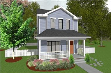 3-Bedroom, 1297 Sq Ft Farmhouse House - Plan #120-2630 - Front Exterior
