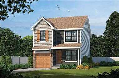 3–4-Bedroom, 1540 Sq Ft Traditional House - Plan #120-2635 - Front Exterior