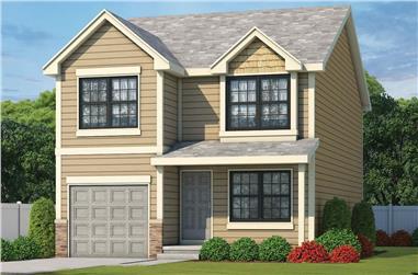 3-Bedroom, 1518 Sq Ft Traditional House - Plan #120-2649 - Front Exterior