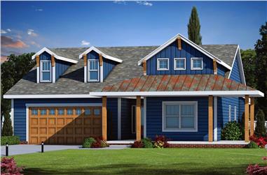 Country Home Plan - 3 Bedrms, 2 Baths - 2071 Sq Ft - #120-2782