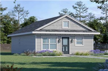 Traditional Home Plan - 3 Bedrms, 2 Baths - 1050 Sq Ft - #120-2809