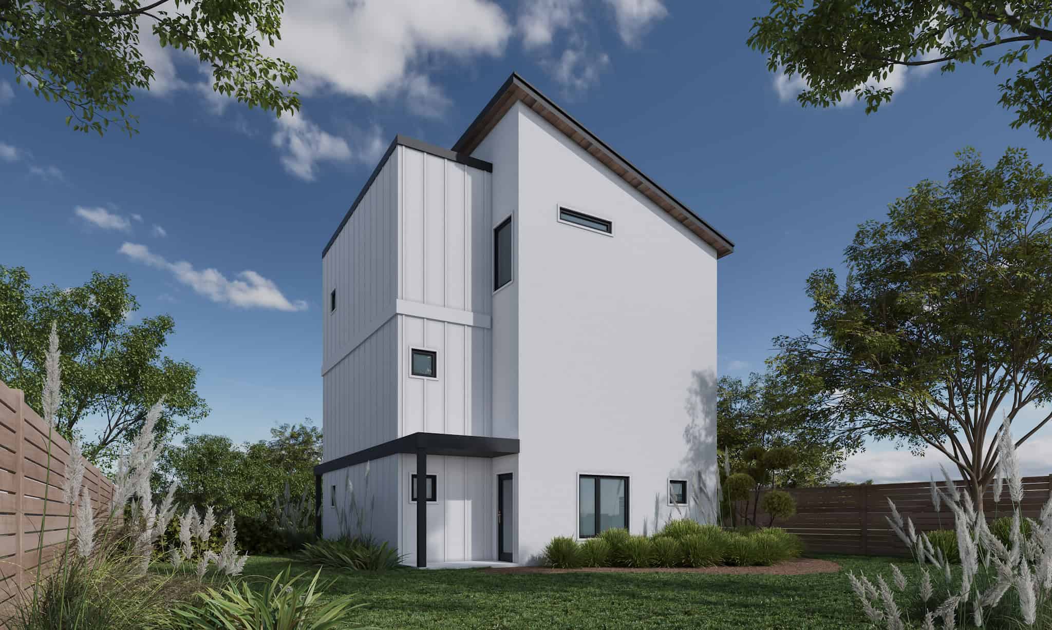 Rear View of this 3-Bedroom,1781 Sq Ft Plan -120-2836