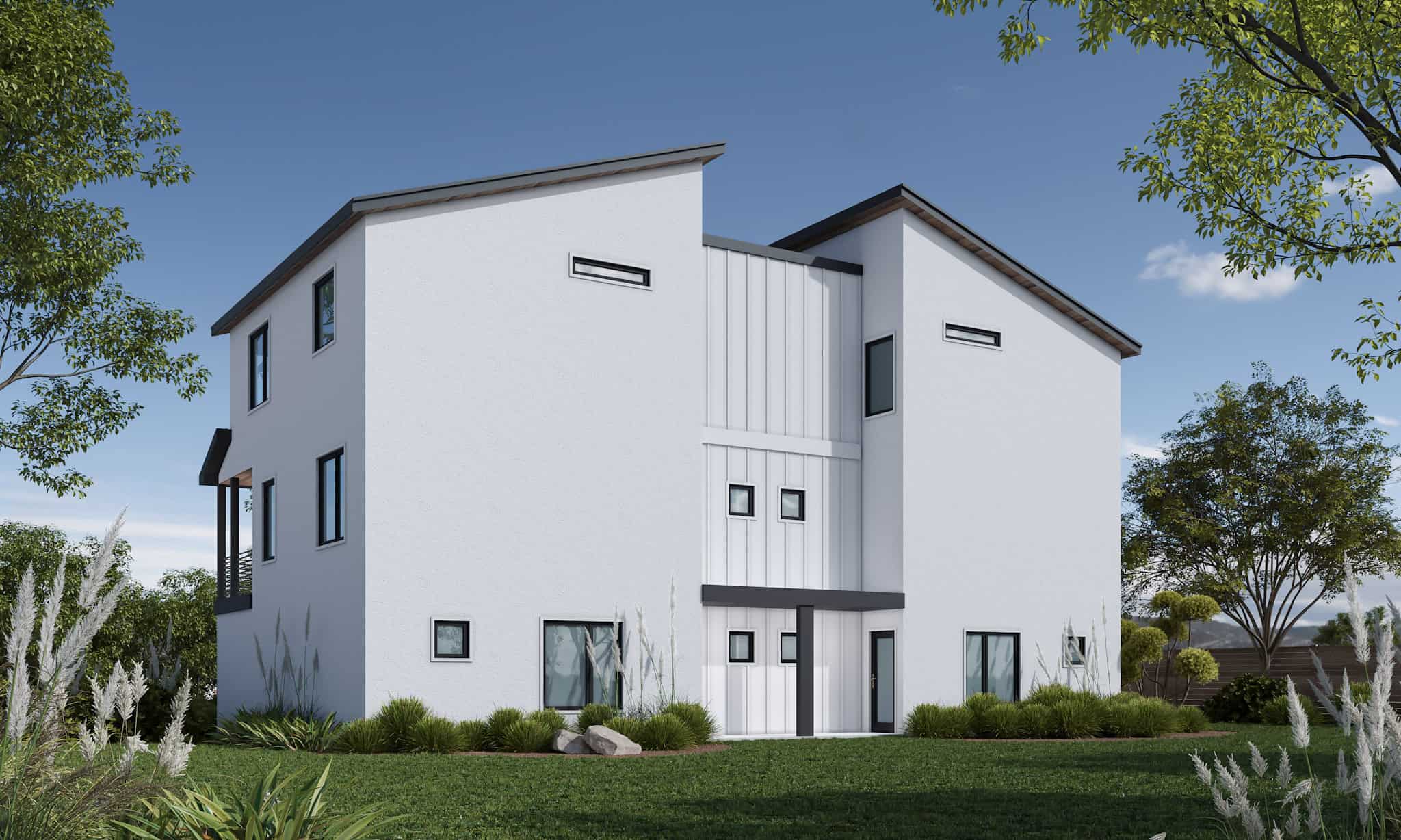 Rear View of this 3-Bedroom,1781 Sq Ft Plan -120-2837