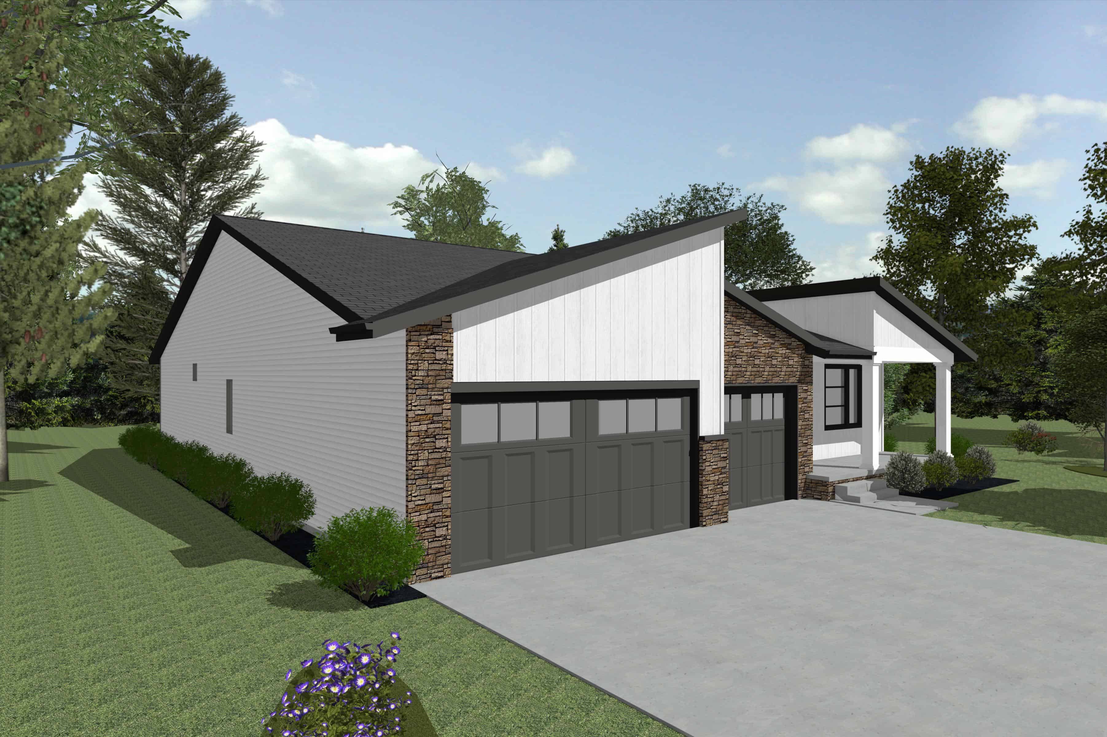 Left Side View of this 3-Bedroom,1989 Sq Ft Plan -120-2839