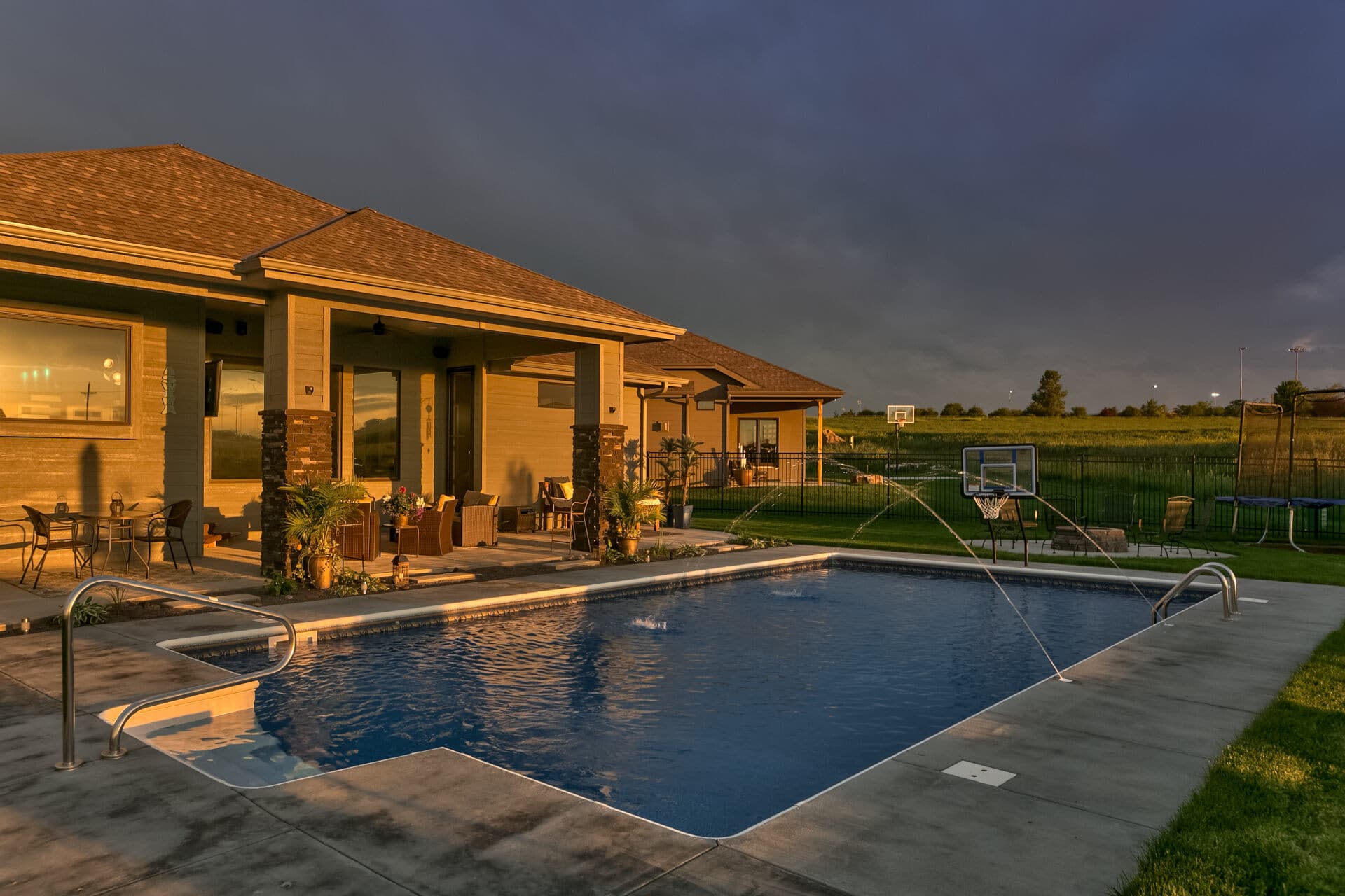 Rear View of this 2-Bedroom,1835 Sq Ft Plan -120-2841