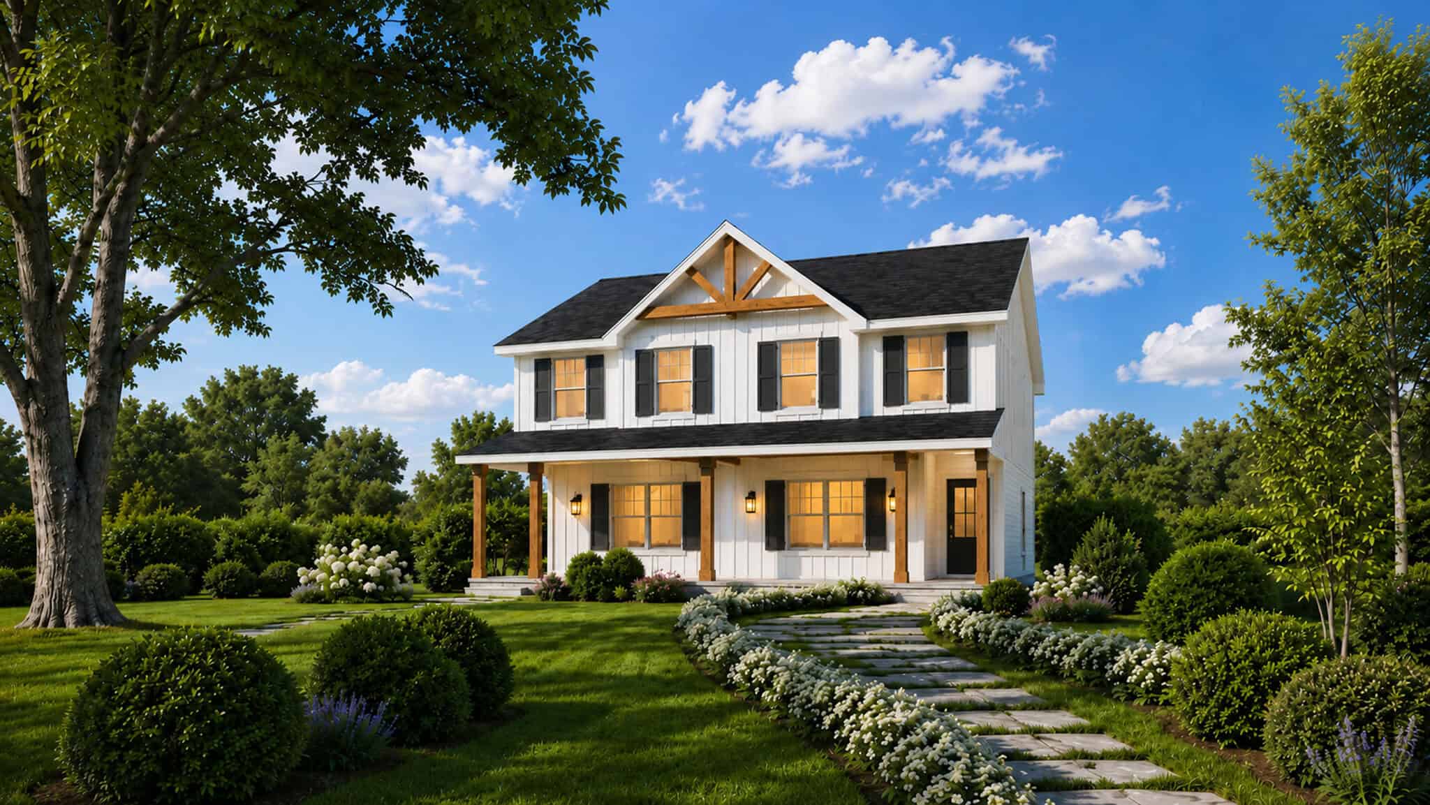 Front View of this 6-Bedroom,2868 Sq Ft Plan -120-2855