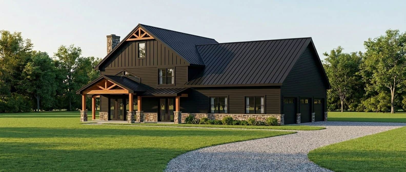 Rear View of this 3-Bedroom,2413 Sq Ft Plan -120-2872