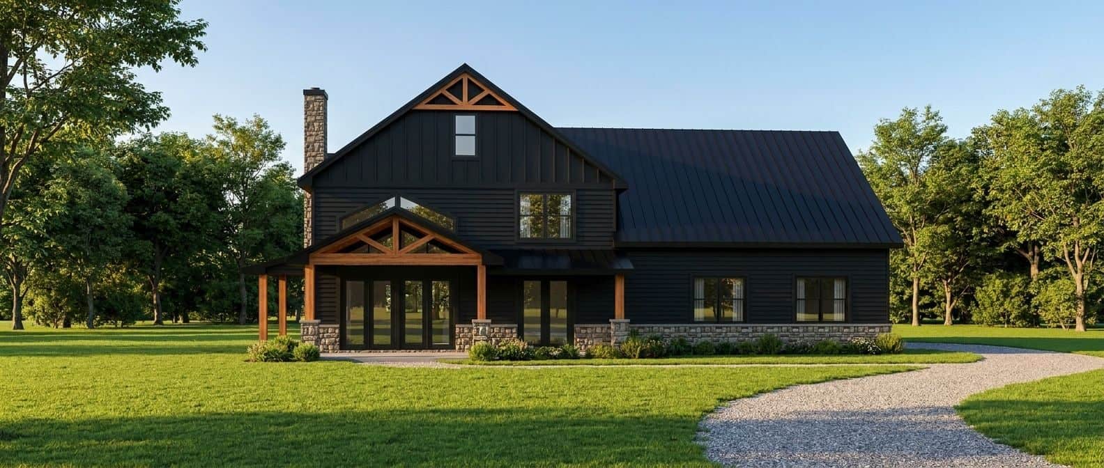 Rear View of this 3-Bedroom,2413 Sq Ft Plan -120-2872