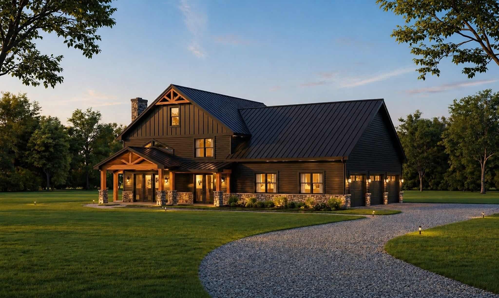 Home at Night of this 3-Bedroom,2413 Sq Ft Plan -120-2872